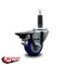 Service Caster 3'' Blue Poly Swivel 1'' Expanding Stem Caster with Brake SCC-EX20S314-PPUB-BLUE-PLB-1 - alternate 4
